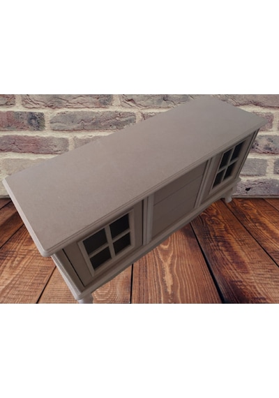 Bengimobilya Tv Sehpası Windovs Model Pencere Ahşap Kayın Avangart Aslan Ayak (483189385)