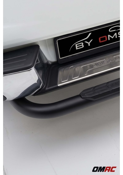 Ssangyong Kgm Musso 2026 Uyumlu Araca Özel Amazon Arka Koruma 76mm Siyah
