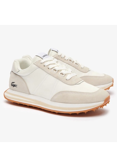 Lacoste L-spin Leather Womens Sneaker Hakiki Deri Kadın Günlük Spor Ayakkabı Krem Krem