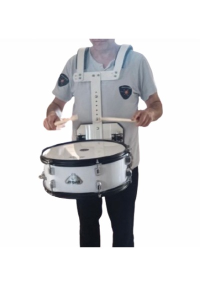 Jinbao 14''x5,5'' Bando Trampeti Beyaz Renkli Vurmalı Çalgılar İçin Dayanıklı Tasarım Jbmp1455 14''x5,5'' Bando Trampeti