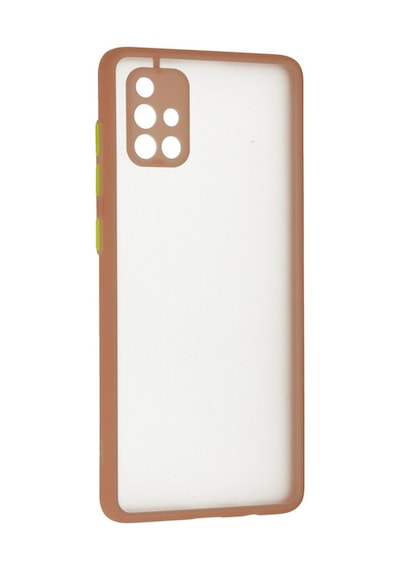 Samsung Galaxy Uyumlu A71 Kılıf Montreal Silikon Kapak - Pembe İtdark25416