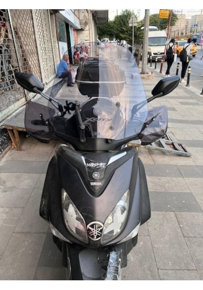Zeus Motor 2007-2017 Yamaha X-city 250 Uyumlu Ön Cam Açık Füme