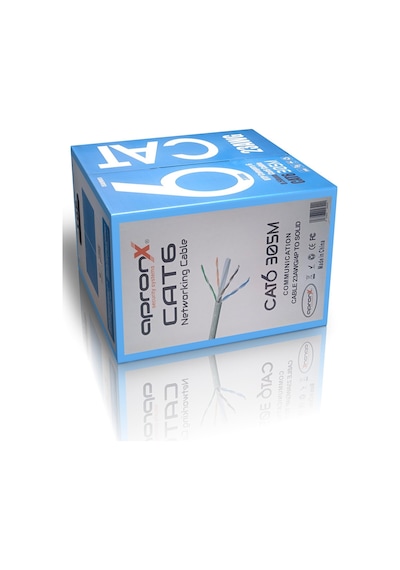Cat6 23awg 305 Metre 0,50mm Gri Network Data Kablosu