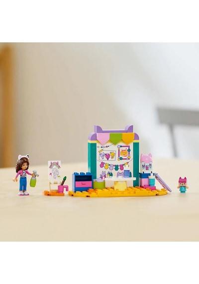 LEGO® Gabby's Dollhouse Karton Yavru Kedi ile El Sanatları 10795 - 4+ Çocuklar için Yaratıcı Oyuncak Yapım Seti (60 Pr)