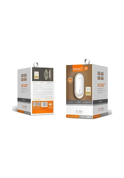 Tsmart Prize Takılabilen Karanlık Sensörlü Led Gece Lambası Ts-n2 Çok Renkli