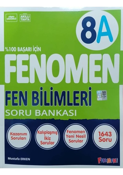 Fenomen 8.sınıf Lgs Yeni Baskı Fen Bilimleri - A Soru Bankası
