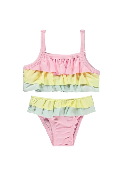 Civil Baby Kat Kat Fırfırlı 6-18 Ay Mayo - Pembe