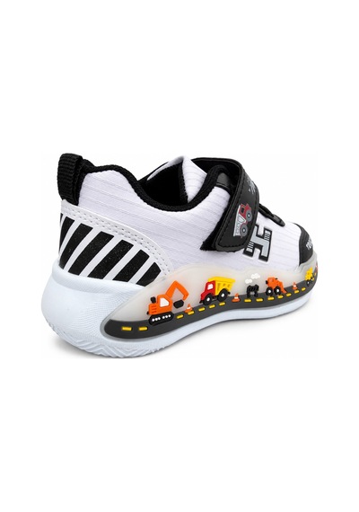 Papucumun Dünyası Çocuk Kız/erkek Işıklı Su İtici Özellikte Rahat Sneaker Beyaz