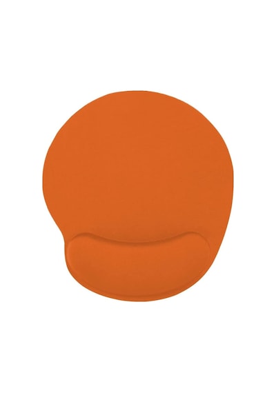 Turuncu Bilek Destekli Ergonomik Jel Kaymaz Taban Mouse Pad