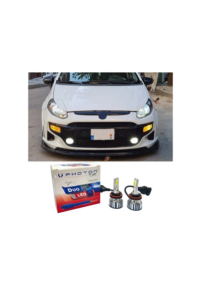 Fiat Punto Evo Led Xenon Uzun + Kısa Far Ampulü H4 Duo Yeni Seri Beyaz