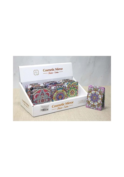 Taşlı El Aynası Dikdörtgen İnce Arbltgs22or8c8u320r Çok Renkli