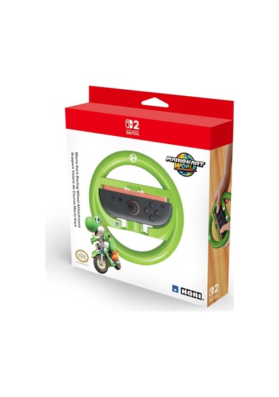 Horı Mario Kart Racing Wheel Attachment For Switch 2 Yoshi - Officially Licensed By Sku: Zeusstk65b4b816ed