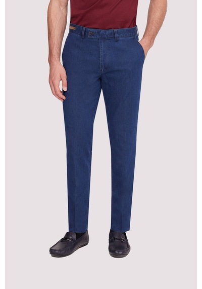 Ysf Erkek Mavi Regular Fit Kot Pantolon