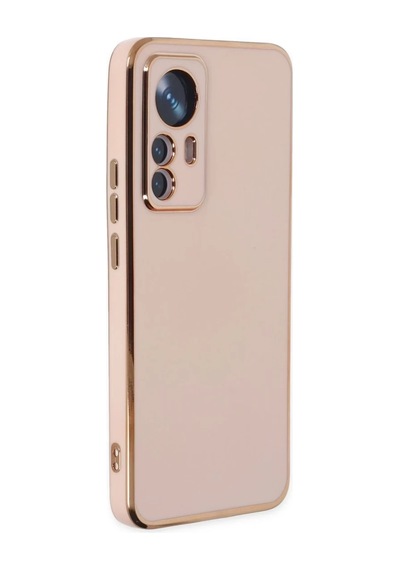 Xiaomi Mi 12t Pro Uyumlu Kılıf Volet Silikon - Pembe