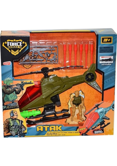 ML521 Forcamates Helikopter Asker Seti - Molmo Oyuncak