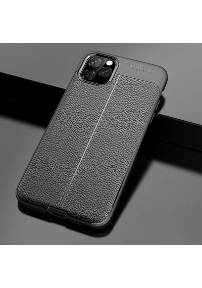 Lexroo İphone 11 Pro Max Kılıf Niss Silikon Kılıf - Siyah