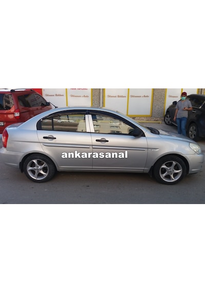 Hyundai Accent Era Mügen Cam Rüzgarlığı 2005-2011 Arası 4 Lü N11.35890