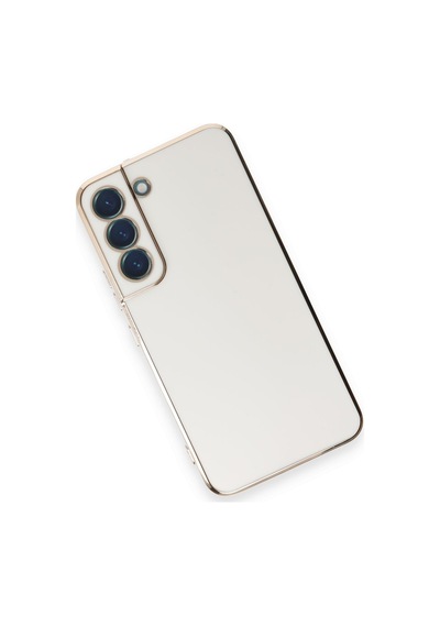 Newface - 682 - Samsung Galaxy Uyumlu S21 Kılıf Volet Silikon - Csmo-tex - - Beyaz