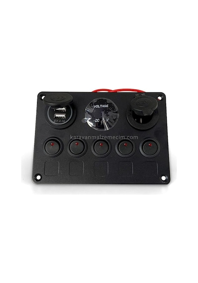 Bfy Switch Panel 5'li Kombine Sigorta Paneli