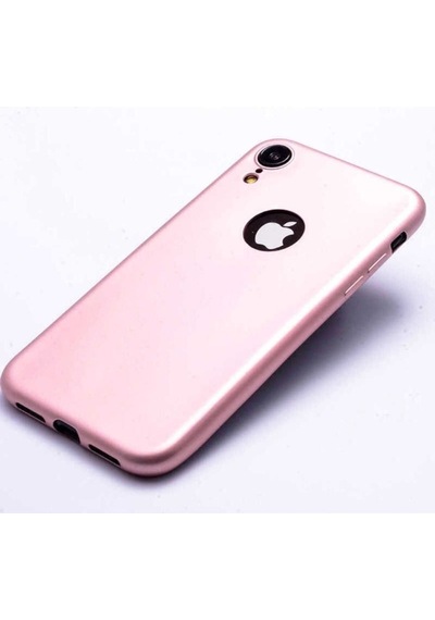 Apple Uyumlu iPhone Xr 6.1 Kılıf Zore Premier Silikon Kapak Rose Gold