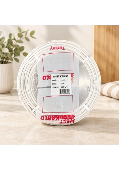 2x1,5 Mm Ttr Elektrik Kablosu 100 Metre 0.3 M