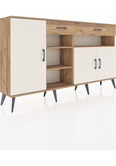 Arges Konsol 5 Raflı 2 Çekmeceli 3 Kapaklı 176x30x99 Çam-aytaşı/çam Aytası/atlas Çam - Atlas Çam Arges Konsol 5 Raflı 2 Çekmeceli 3 Kapaklı 176x30x99 Çam-aytaşı/çam Aytası/atlas Çam - Atlas Çam