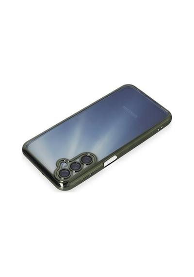 Samsung Galaxy A25 5g Uyumlu Kılıf Lensli Silikon - Yeşil