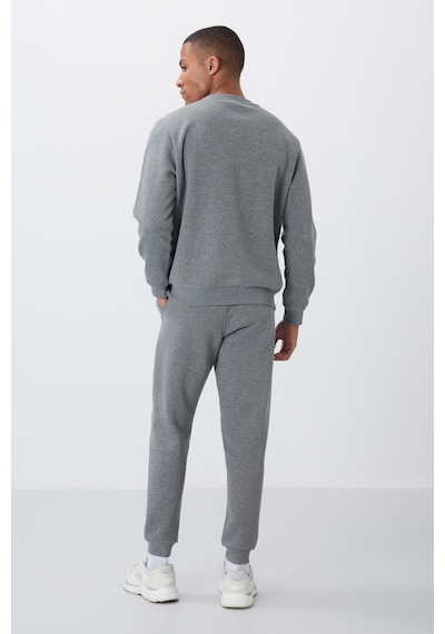 Tommy Life Gri Melanj Pamuklu Kalın İçi Tüylü Yumuşak Dokulu Comfort Fit Nakışlı Erkek Eşofman Takım -85265 GRİ MELANJ Tommy Life Gri Melanj Pamuklu Kalın İçi Tüylü Yumuşak Dokulu Comfort Fit Nakışlı Erkek Eşofman Takım -85265 GRİ MELANJ
