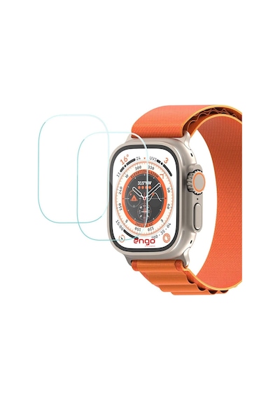 Apple Uyumlu  Watch Ultra 49mm Ekran Koruyucu Flexible Esnek Cam 2 Adet