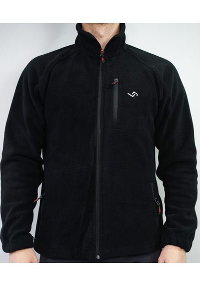 Jump 3 Cepli Slim Fit Mevsimlik Polar Mont Siyah
