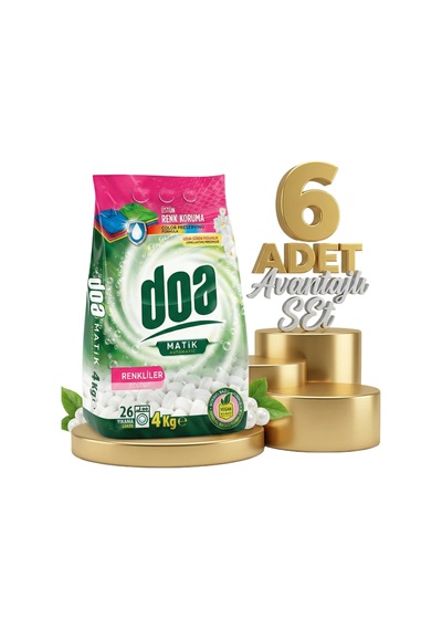 Doa Matik Deterjan Renkliler 6x4 Kg