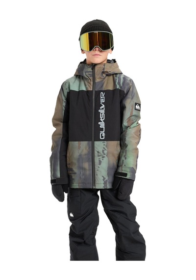 Quıksılver Quiksilver Side Hit Block Youth Erkek Çocuk Snowboard Ceketi Gnd1 Yeşil