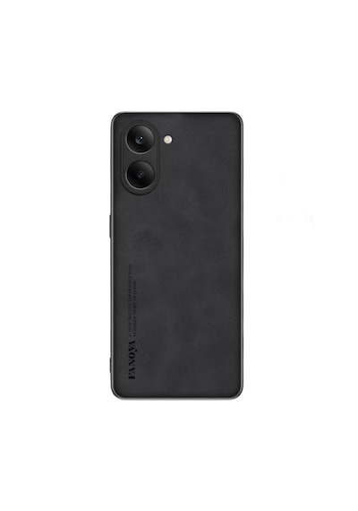 Microcase Poco X8 Pro 5g İle Uyumlu Luxury Leather Serisi Deri Desenli Plastik Koruma Kılıf - Al8125 Siyah