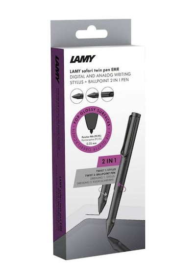 Lamy Safarı Twın Pen All Black Multıfonksıyonlu Dıgıtal Kalem Pc/el Siyah