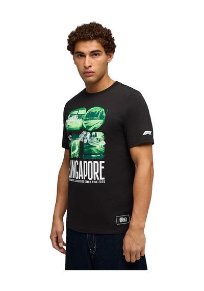 Puma Erkek Tişört F1 Singapore Tee 63023101 Siyah
