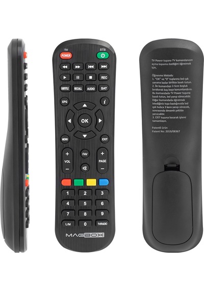 WEKO KR MAGBOX LMLİ DRAGON LUNA 2020 SERİSİ TV ÖZELLİKLİ AKILLI UYDU KUMANDASI (TÜM LMLİ KUMANDALARA UYAR)