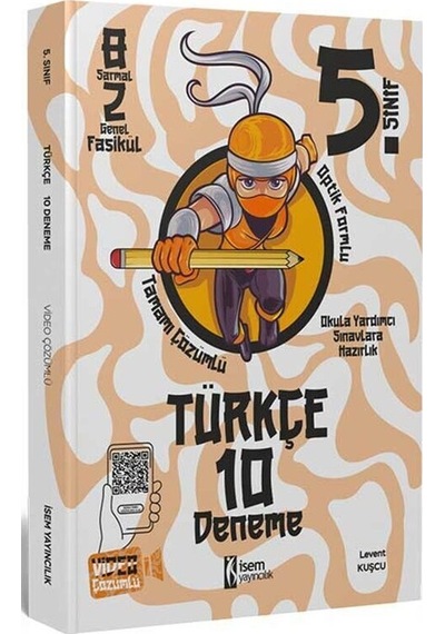İsem Yayınları 5. Sınıf Türkçe 10 Deneme
