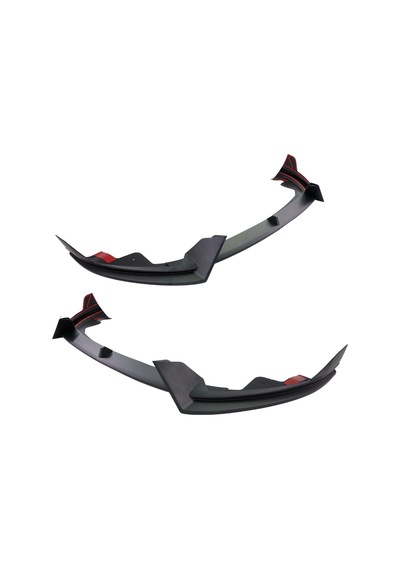 Red Lion Parts Tesla Model Y Juniper 2025+ Uyumlu Ön Tampon Lipi Mat Siyah