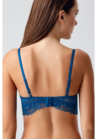 Newbra Destekli Straplez Bralet Sütyen - Petrol