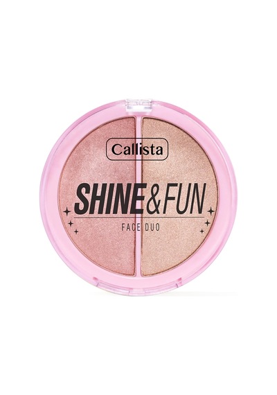 Callista Shine &amp Fun Face Duo 130 Shine Squad Allık &amp Aydınlatıcı Paleti