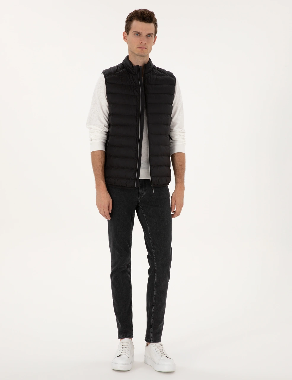 Pierre Cardin Erkek Siyah Mont Yelek 50310142-vr046 Siyah
