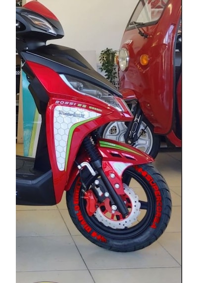 Lastik Yazısı Scooter Lastik Stikeri Motorsiklet 8 Adet