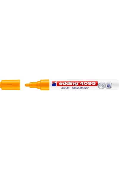 Edding 4095 Likit Tebeşir Kalemi - 2-3 Mm - Neon Turuncu
