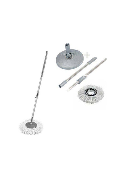 Twist Dönerli Paspas Yedek Sap ve Mop Gri Twist Dönerli Paspas Yedek Sap ve Mop Gri
