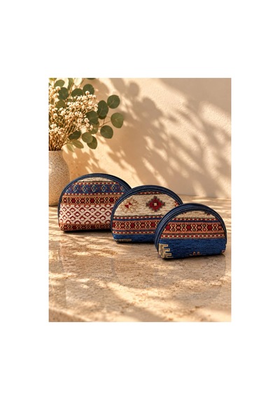 Badufa Home Etnik Kilim Desenli Fermuarlı El Askılı Makyaj Ve Organizer Çantası-3farklı Boy Mavi-turuncu Mavi-turuncu Badufa Home Etnik Kilim Desenli Fermuarlı El Askılı Makyaj Ve Organizer Çantası-3farklı Boy Mavi-turuncu Mavi-turuncu