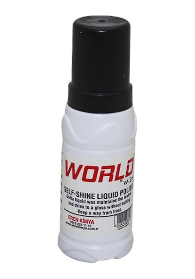 Tuğraçelik World W-26 Deri Siyah Sıvı Likit Boya 100ml- 12'li Paket