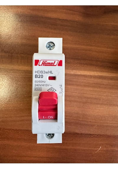 Himel 1x20a B 4,5ka Otomatik Sigorta Devre Kesici