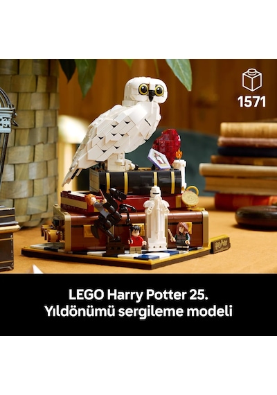 LEGO® Harry Potter™ Felsefe Taşı – Koleksiyoncu Versiyonu 76466 - Yetişkinler için Figür İçeren Model Yapım Seti (1571 Parça)