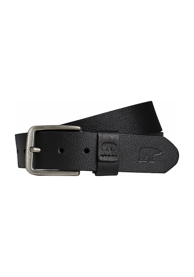 Bad Bear Point Belt Siyah Deri Erkek Kemer - 120 Cm Siyah