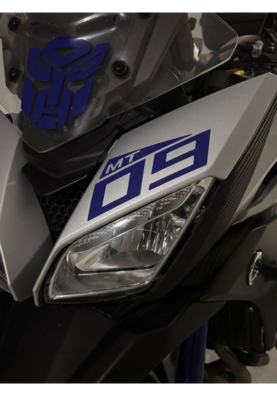 Yamaha Mt 09 Sticker Etiket 18 X 10 Cm Lacivert 1 Adet